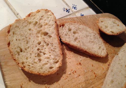 Photo of the original white bread before the variations.