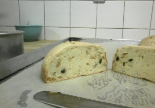 side profile of Panettone
