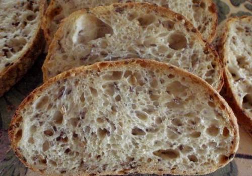 (43a) crumb of Five-Grain Levain