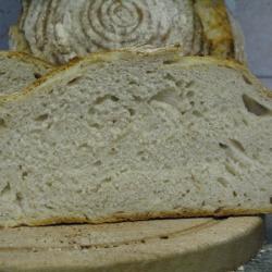Here's the crumb- must admit I was expecting it to be more open that it turned out.
