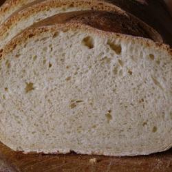 Cut view of 1st Sourdough Loaf..