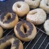 Sourdough bagels as per sourdom's recipe