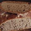 (67) Miche with 3% Teff 3% Spelt 3% Rye 3% Buckwheat and Four Leaf's 85% Light Flour, June 2010